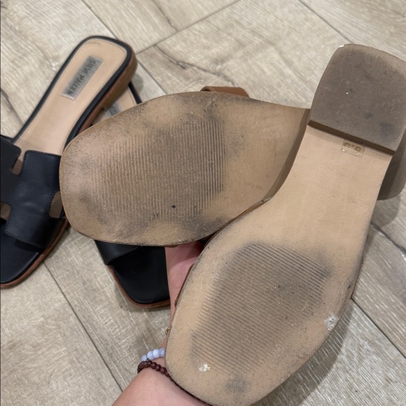 Steve Madden Black and Brown Slide Sandals Bundle - Picture 6 of 6